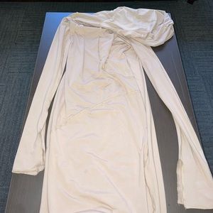 bodycon khaki dress
